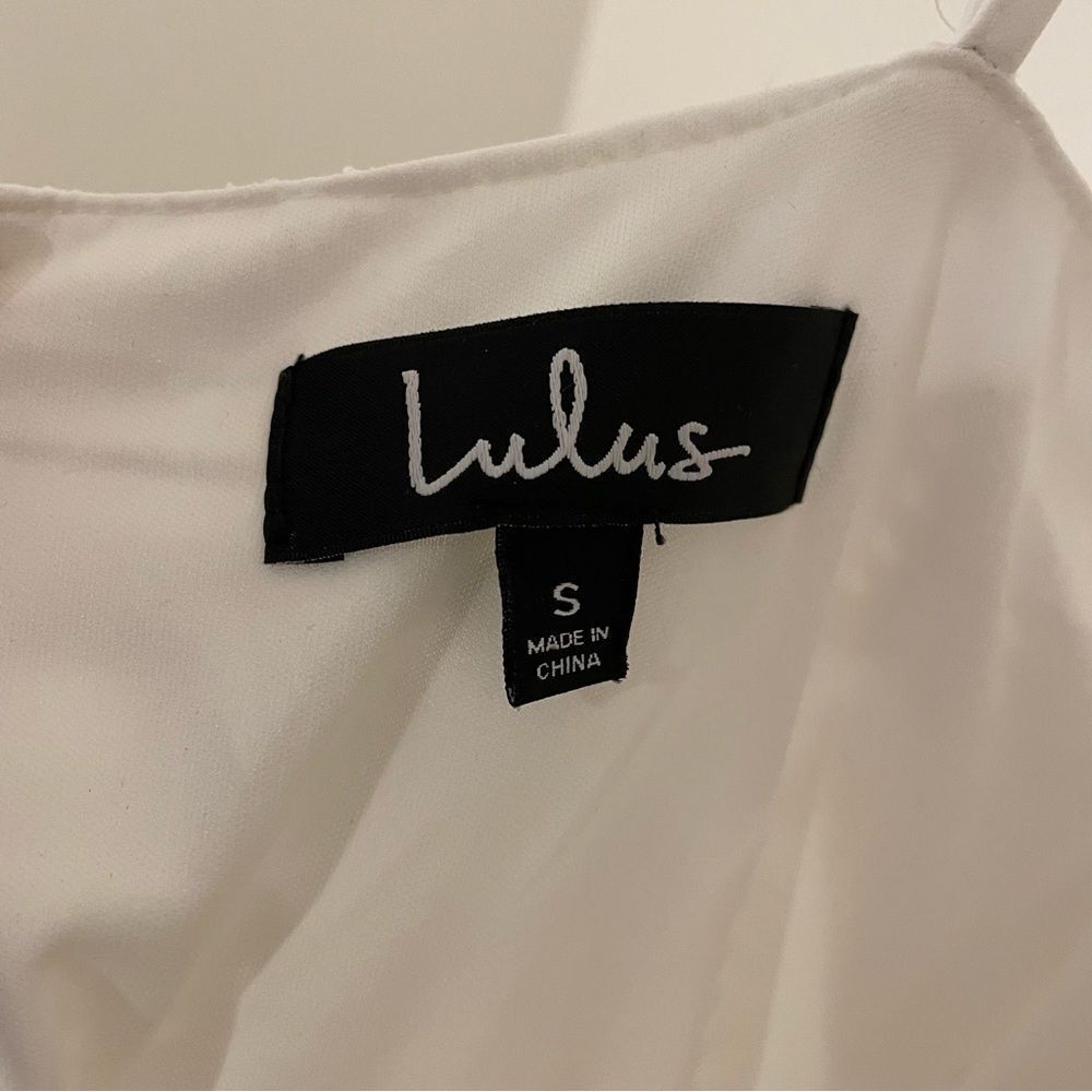 Lulus White Lace Dress - Small - Picture 11 of 12